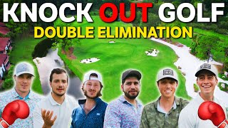 First Ever Double Elimination KnockOut Golf Challenge  Good Good [upl. by Held]