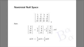 Eigenvalue Feature 3 Nontrivial Null Space [upl. by Reggie]