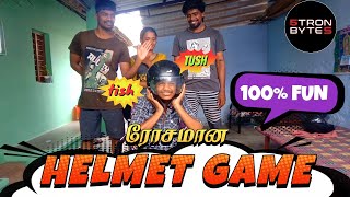 funny gaming entertainment THE HELMET GAME  Fun Overloaded  5TRON BYTES  Siva Avis Spark [upl. by Ytitsahc]