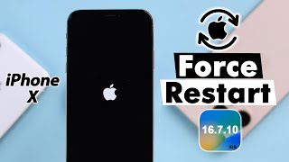 How to Force Restart iPhone X Soft Reset [upl. by Eenerb]