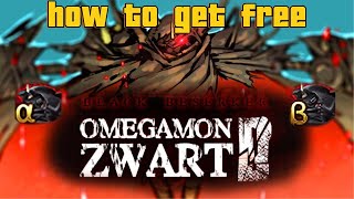 HOW TO GET OMEGAMON ZWART D  DIGIMON MASTERS  DMW [upl. by Eraste579]