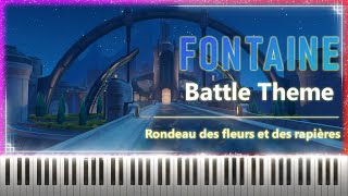 『Fontaine Battle Theme フォンテーヌ 戦闘BGM』Genshin Impact Piano  原神ピアノ [upl. by Linneman369]