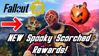 NEW Datamined Fallout 76 Spooky Scorched Event REWARDS 2024 [upl. by Hilliard]