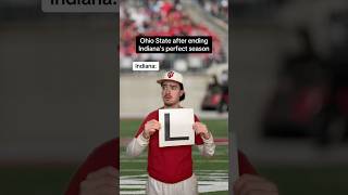 Ohio State after ending Indiana’s perfect season😂🏈 [upl. by Aznofla112]