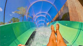 The Falls Water Coaster Waterslide at Aquaventure Bahamas [upl. by Ordisy]