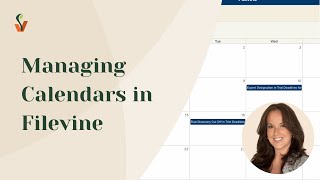 Managing Calendars in Filevine [upl. by Tellford]