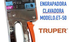 EngrapadoraClavadora de la marca Truper [upl. by Dearborn]