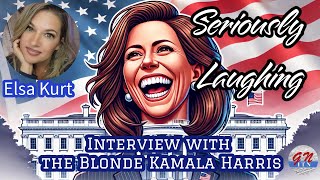 GNITN Seriously Laughing  Interview with The Blonde Kamala Harris Elsa Kurt [upl. by Meador]