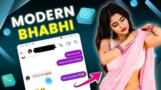 Flirt Chatting  Bhabi Itni Modern  Esi Flirting se to koi bhi impress ho jayegi  Part 1 [upl. by Norvol5]