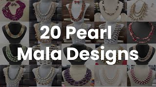 20 Beautiful Pearl Mala Designs Simple Mala Designs Beads Mala Designs For Girls Malas Collection [upl. by Cassandra]