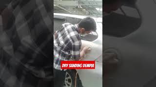 Dry Sanding Dempuldempulmobil bodyrepair amplas mesin dry sanding [upl. by Levram]