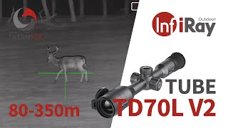 Thermfox  InfiRay TUBE TD70L V2 nightvision [upl. by Ramej198]