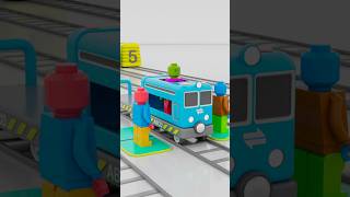 Family Train Song amp Blue Toy Train  trainsongs [upl. by Levitt941]