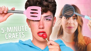 Exposing 100 WORST 5 Minute Craft Makeup Hacks [upl. by Liagabba]