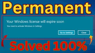 Your Windows license will expire soon You need to activate Windows in settings [upl. by Lupe276]