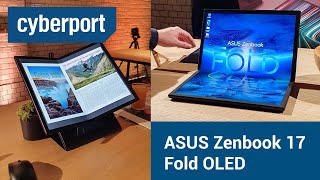 IFA2022 ASUS Zenbook 17 Fold OLED – die faltbare Neuheit im HandsOn  Cyberport [upl. by Dryden]