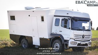 Mercedes Atego 4x4 Cyber Expedition Vehicle  Ebacamp  MercedesBenz [upl. by Kata]