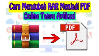 Cara Mengubah RAR Menjadi PDF Online Tanpa Aplikasi [upl. by Saree14]