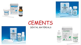 DENTAL CEMENTS  learned easy way [upl. by Nagiem644]