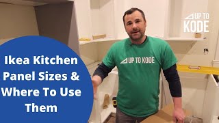 Ikea Kitchen Panel Sizes amp Where To Use Them [upl. by Acilegna]