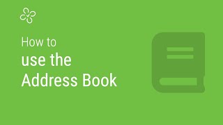 How to use the Address Book [upl. by Kerns]