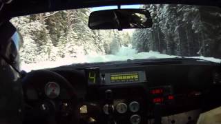 Rally Hadeland 2014 SS1 [upl. by Llednik]