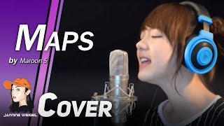 Maps  Maroon 5 cover by Jannine Weigel พลอยชมพู [upl. by Asoramla]