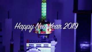 A Lego New Years Celebration In Stop Motion Watch the Ball Drop [upl. by Novla]