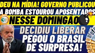 INÉDITO ACABOU DE SAIR NOTA DO INSS E PEGA TODOS APOSENTADOS E PENSIONISTAS A BOMBA ESTOUROU DE VEZ [upl. by Egbert]