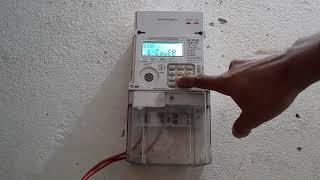 Prepaid Meter Battery Low hoyar Karone Meter Output Line Pay Na  Hexing Model Hex130 [upl. by Nylirret254]