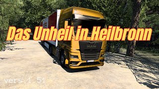 ETS2 v151  Das Unheil auf der Heilbronn 11 Map [upl. by Briny951]