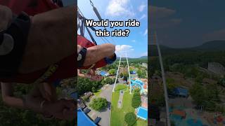 Would You Ride This INSANE SkyCoaster Ride  shorts [upl. by Eitnom]