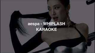 aespa 에스파  Whiplash KARAOKE with Easy Lyrics [upl. by Clementia]