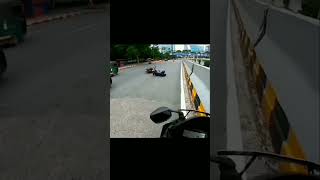 Bike Accident 🥺😔 zx10r rider hayabusa bmw ninja vlog motovlog shorts [upl. by Hsotnas506]