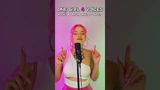 ROSÉ amp Bruno Mars  APT quotONE GIRL 4 VOICESquot🎙️ [upl. by Ailla]