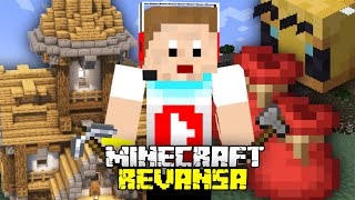 Casa ALBINA BLOCATA si Saculeti Rosi  Minecraft Revansa  Ep 1 [upl. by Perloff249]