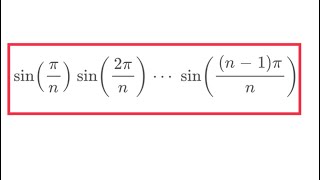 Product of sines [upl. by Boarer]