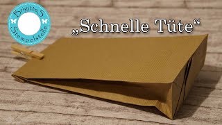 Schnelle Tüte basteln [upl. by Idnym]