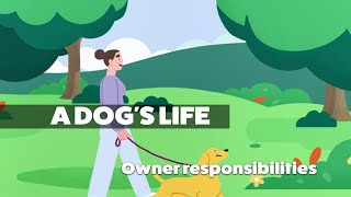 A Dogs Life  Responsible Dog Ownership [upl. by Aneej]