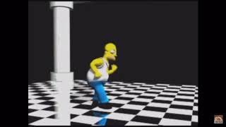 Homer Simpson dancing at Hotel Room Service  Pitbull [upl. by Gratianna]