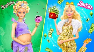 Barbies rica e Falida Com Seus Bebês  32 Bonecas DIYs [upl. by Krishnah]