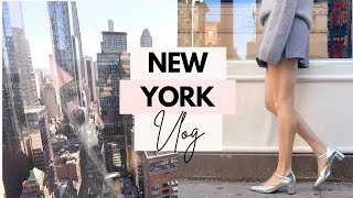 New York Vlog Girly Weekend in the City Dior beauty makeover in the know cake amp ice cream [upl. by Raviv]