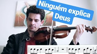 TUTORIAL  Ninguém Explica Deus PARTITURA [upl. by Theodoric]