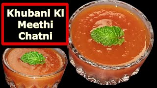 Khubani Ki Meethi Chatni Recipe By Cook With Nuzhat  Dry Apricot Sauce Recipe  Khubani Ki Chatni [upl. by Pappas]