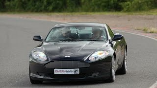 Aston Martin DB9 Drive  Prestwold Hall Driving Centre  Everyman Racing [upl. by Eylrahc]