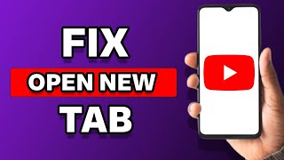 How To Fix Open Link In New Tab Not Working YouTube [upl. by Neil82]