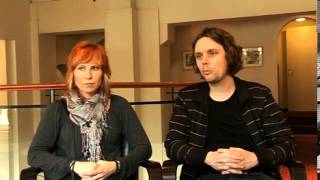 The Gathering 2009 interview  Silje Wergeland and Frank Boeijen part 2 [upl. by Feetal438]