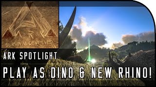 PLAY AS DINOS RIDE HUMANS WOOLLY RHINO MORE NEW DINOS ARK Survival Evolved Update 238 [upl. by Name]