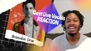 Brendon Urie’s Best Live Vocals  REACTION [upl. by Phillie]