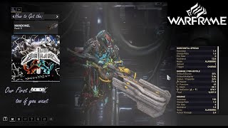 Extra Warframe  How to Get and Our First Look on Mandonel Qorvexs signature heavy weapon [upl. by Waller223]